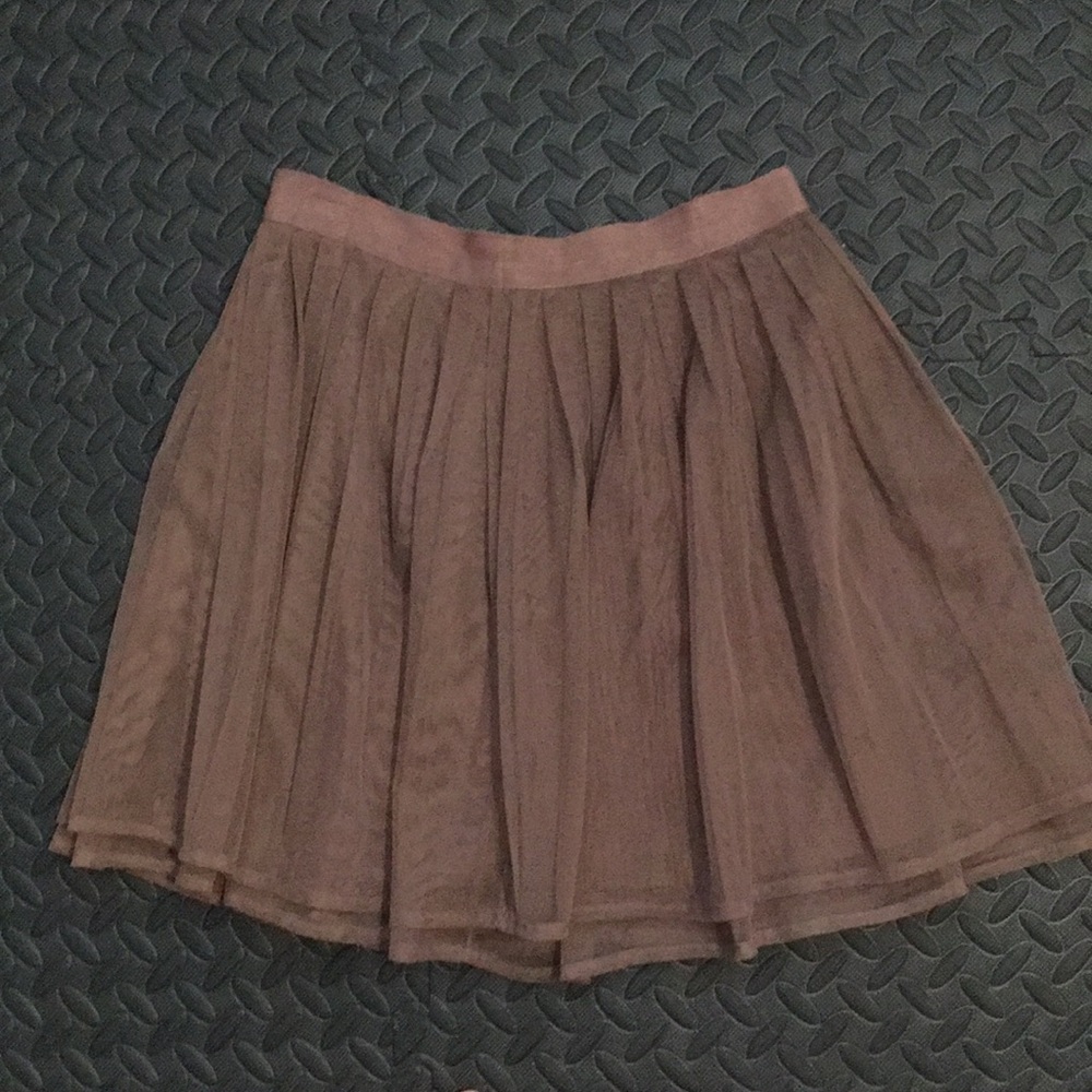 Tulle brown skirt